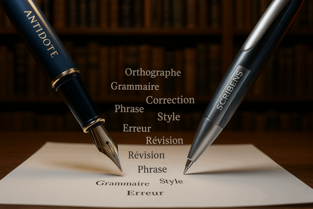 découvrez notre analyse comparative entre antidote et scribens, deux des meilleurs correcteurs de français. apprenez leurs avantages, fonctionnalités et performances afin de choisir celui qui conviendra le mieux à vos besoins d'écriture.