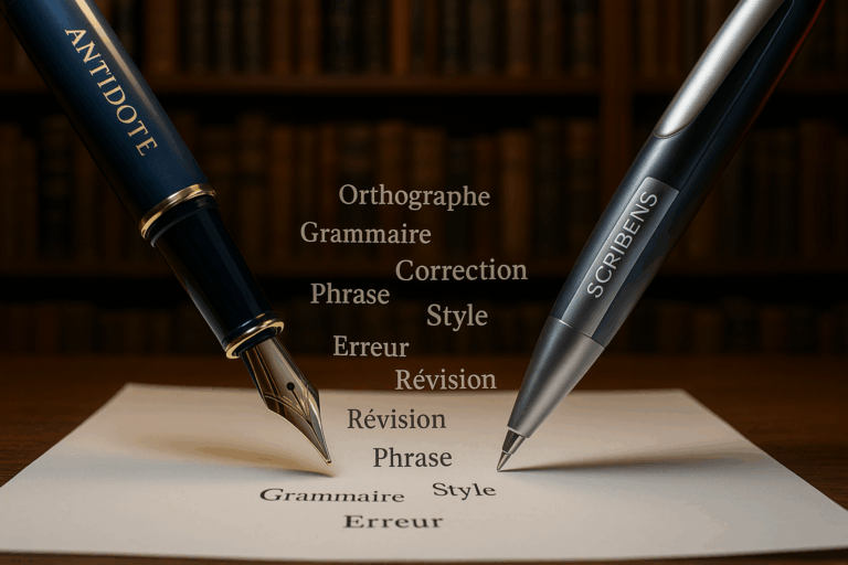 découvrez notre analyse comparative entre antidote et scribens, deux des meilleurs correcteurs de français. apprenez leurs avantages, fonctionnalités et performances afin de choisir celui qui conviendra le mieux à vos besoins d'écriture.