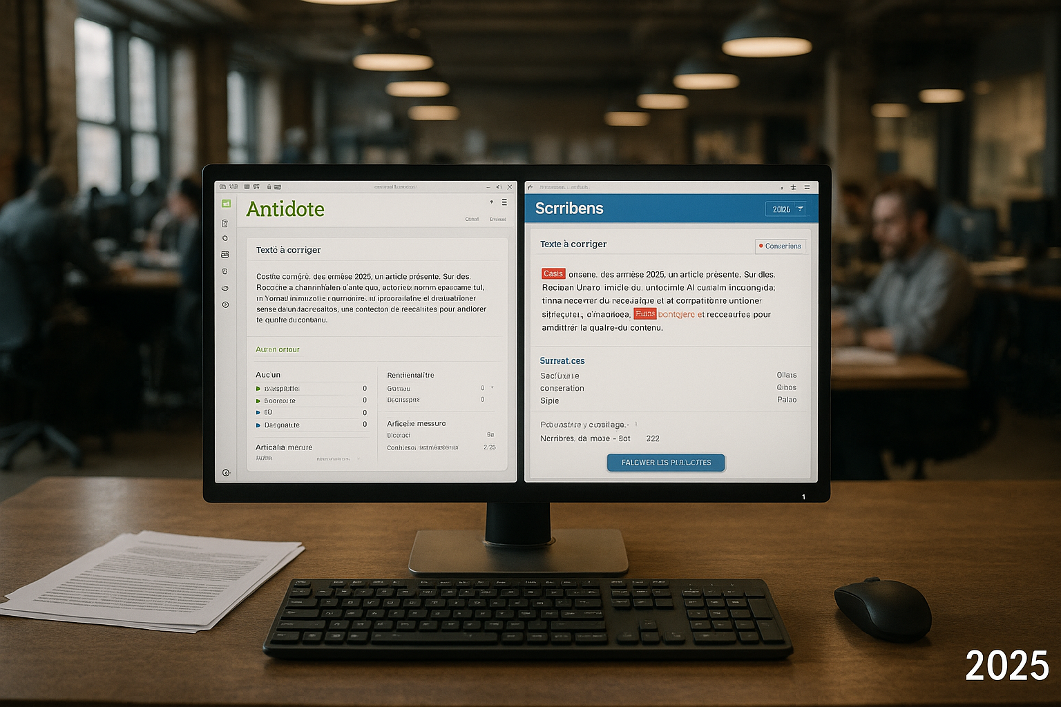 découvrez notre comparaison détaillée entre antidote et scribens, deux des meilleurs correcteurs de français. analysez les fonctionnalités, l'efficacité et les avantages de chacun pour choisir celui qui répond le mieux à vos besoins en matière de correction et de style.