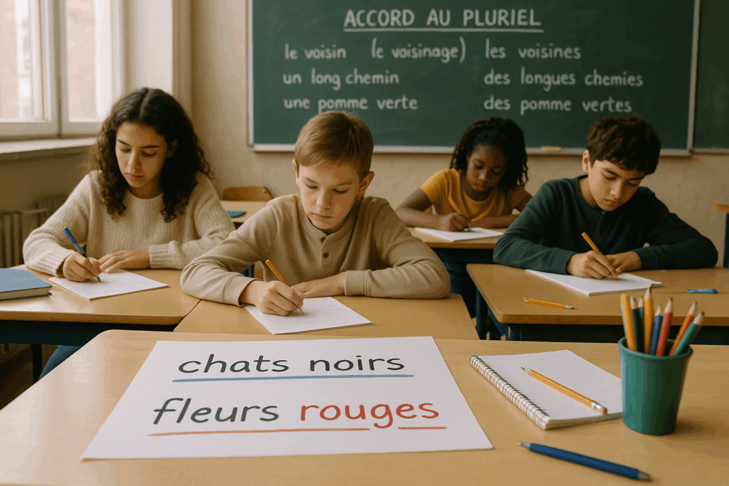 améliorez votre maîtrise de la langue française avec notre dictée 2 axée sur les accords au pluriel. testez vos connaissances sur l'accord entre les noms et les adjectifs, tout en perfectionnant votre orthographe et votre grammaire. idéale pour les élèves et les passionnés de français !