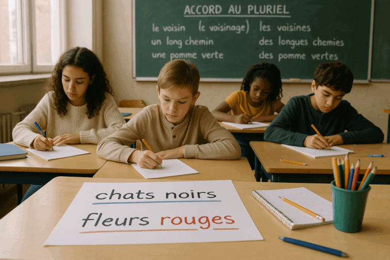 améliorez votre maîtrise de la langue française avec notre dictée 2 axée sur les accords au pluriel. testez vos connaissances sur l'accord entre les noms et les adjectifs, tout en perfectionnant votre orthographe et votre grammaire. idéale pour les élèves et les passionnés de français !