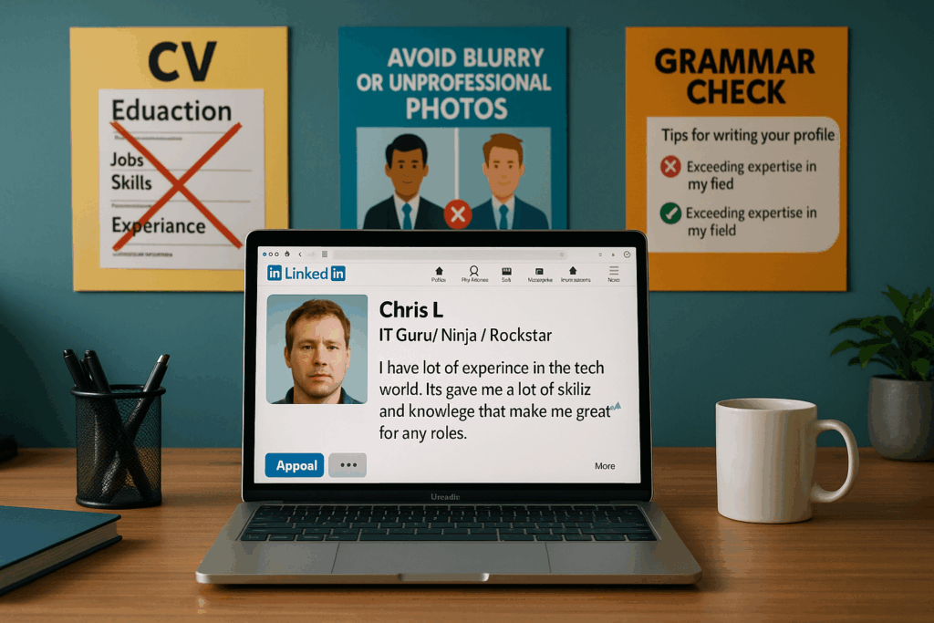 découvrez les pires fautes à éviter sur linkedin pour optimiser votre profil et attirer l'attention des recruteurs. apprenez des conseils pratiques pour vous démarquer et réussir votre présence professionnelle en ligne.